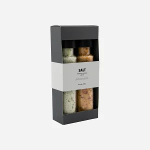 Gaveæske, Nicolas Vahé Parmesan & Basil salt & Chilli salt