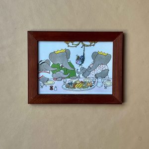 Babar illustration, til middag