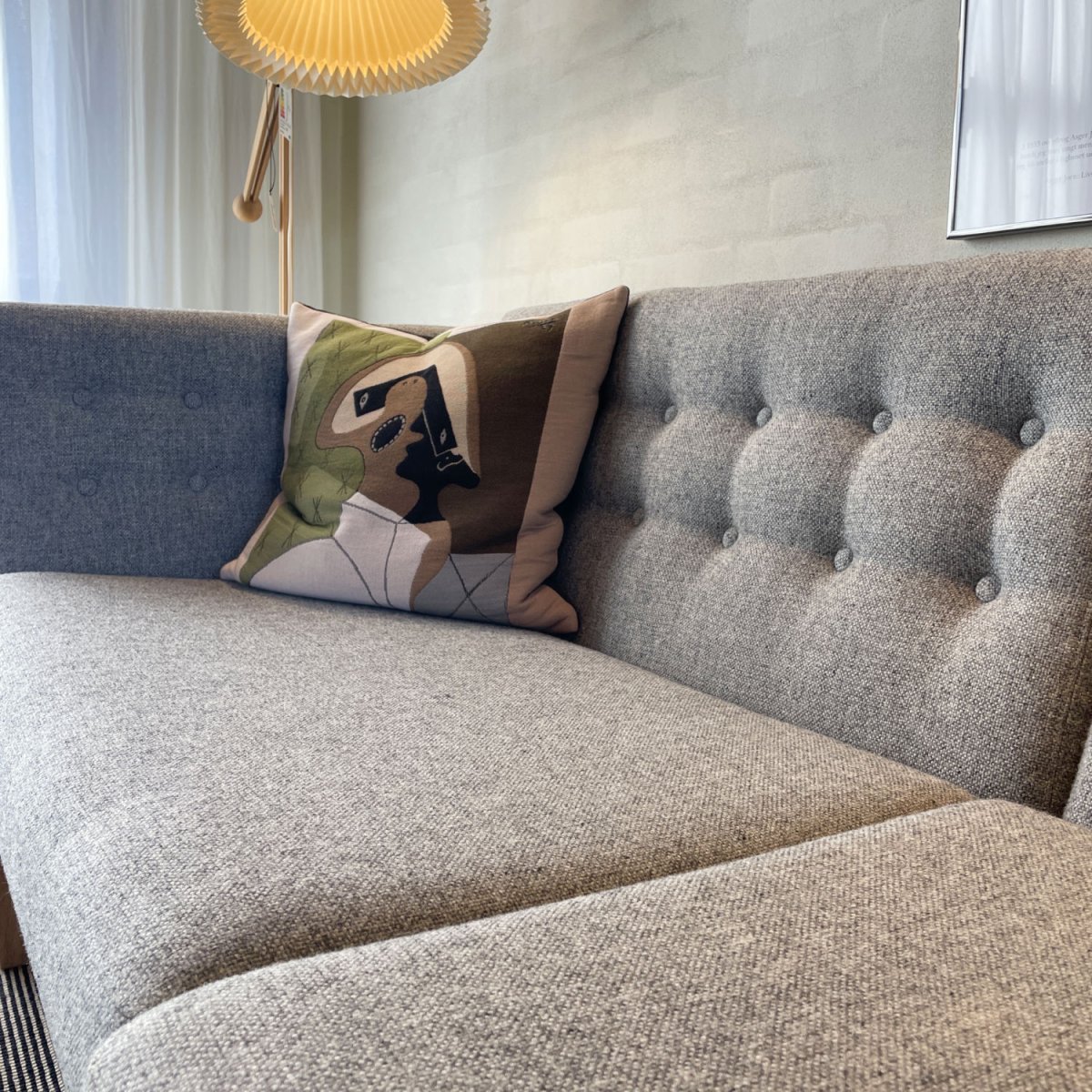 Nielaus AH 70 – 3-pers. sofa – Hallingdal 130 grå - Billede 5