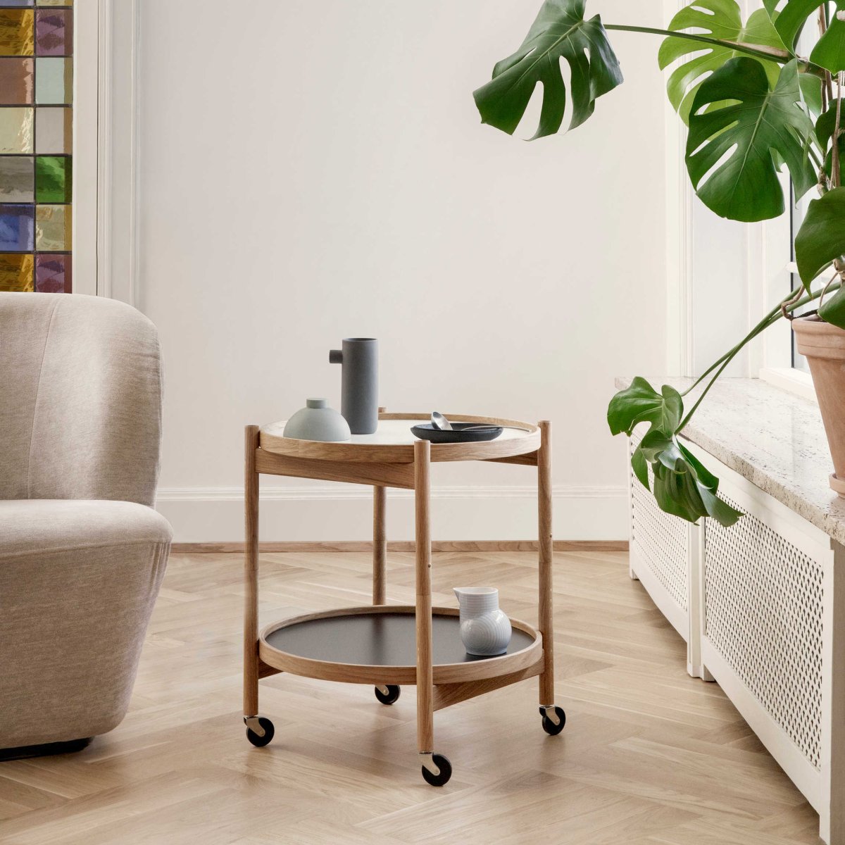 Bakkebord Ø50 cm – Design af Hans Bølling for Brdr. Krüger - Billede 8