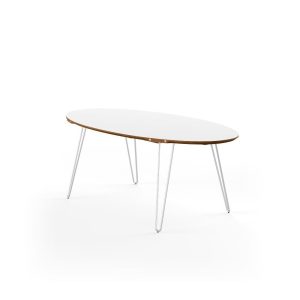 GM 6600 Ovalt bord – L200/240cm – Corian top – Naver