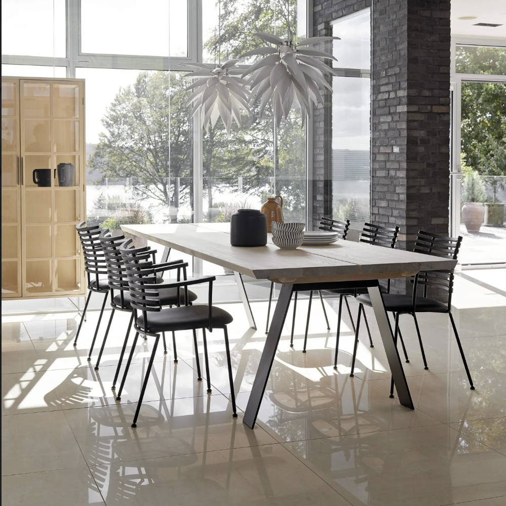 Plank Table GM 3200 – L180-300cm – Naver spisebord - Billede 3