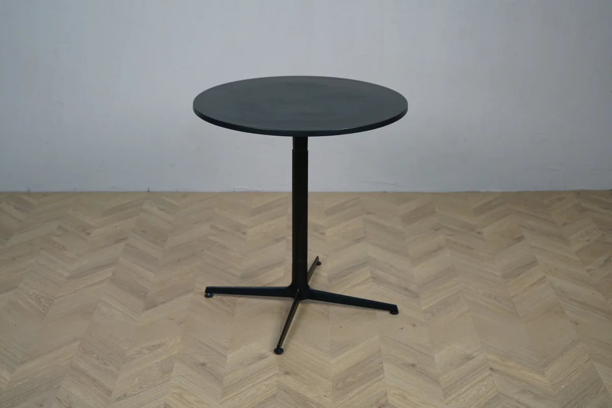 Arper Ginger Cafébord – Sort Laminat Ø70