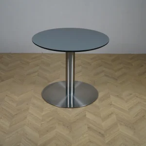 Cube Design Cafébord Rundt i Antracitgrå Laminat | Ø90
