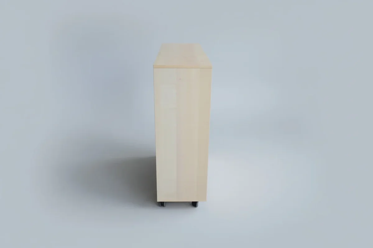 Holmris B8 reolskab i ahorn 120 cm – Med lås og hjul - Billede 5