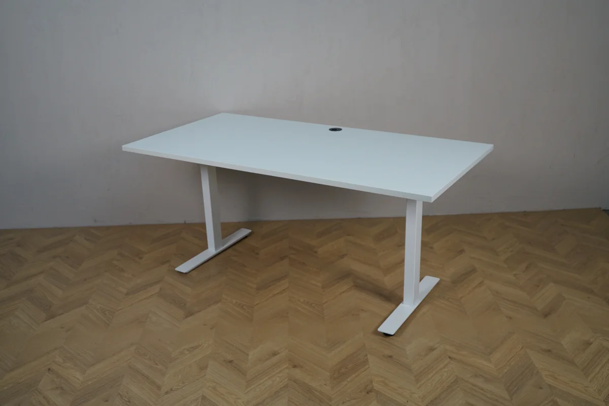 Swedstyle Hæve-Sænkebord 160x80 | Hvid - Billede 2